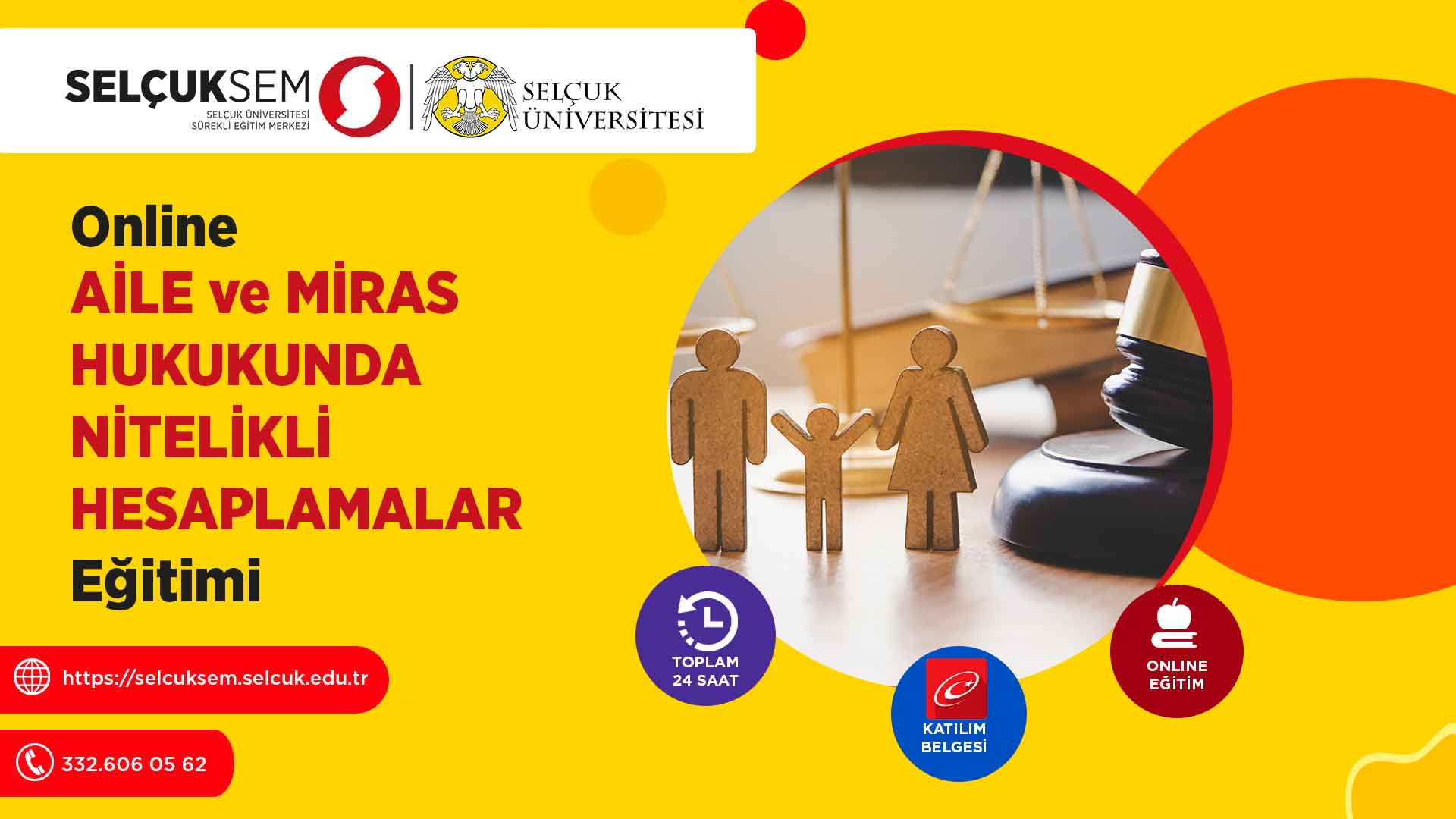 Aile ve Miras Hukukunda Nitelikli Hesaplamalar Eğitimi